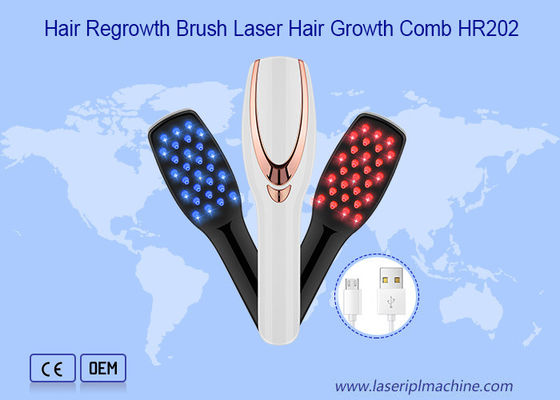 620nm 2 in 1 Usb-wieder aufladbarem Laser-Haar-Wachstums-Kamm